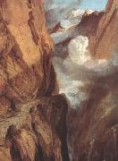 Joseph Mallord William Turner The Saint Gotthard Pass (mk10) France oil painting reproduction